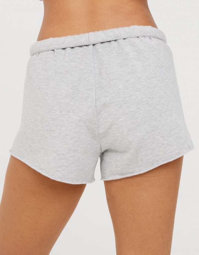 Aerie OFFLINE By OTT Fleece Shorts Grey | 4723DVOMU