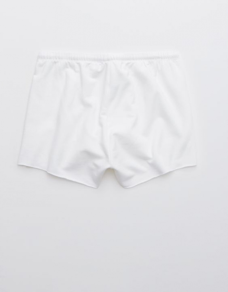 Aerie OFFLINE By OTT Fleece Shorts White | 6801KLZDB