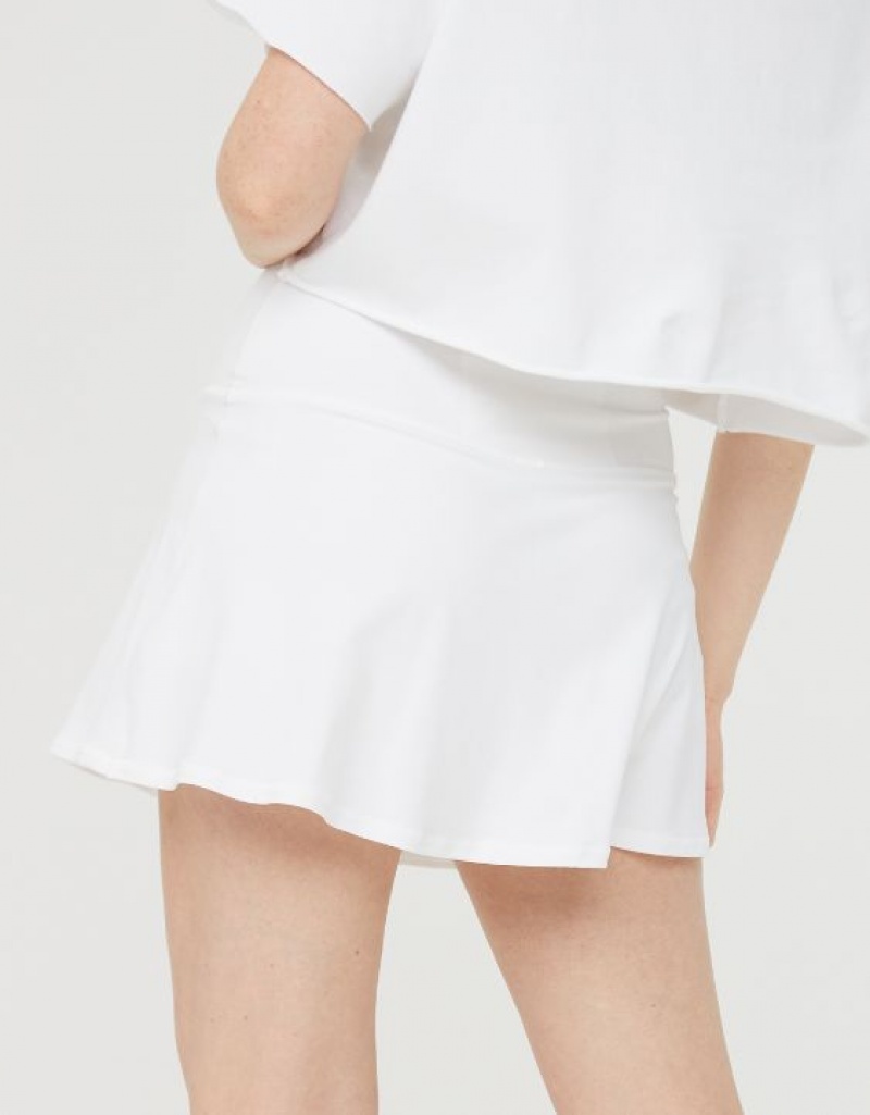 Aerie OFFLINE By Real Me Crossover Tennis Skirts White | 5274GHCNX