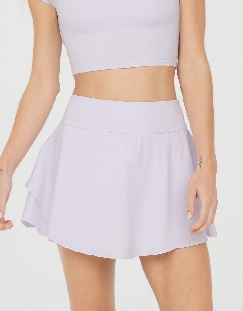 Aerie OFFLINE By Real Me Flowy Skirts Lavender | 6830LIMXG