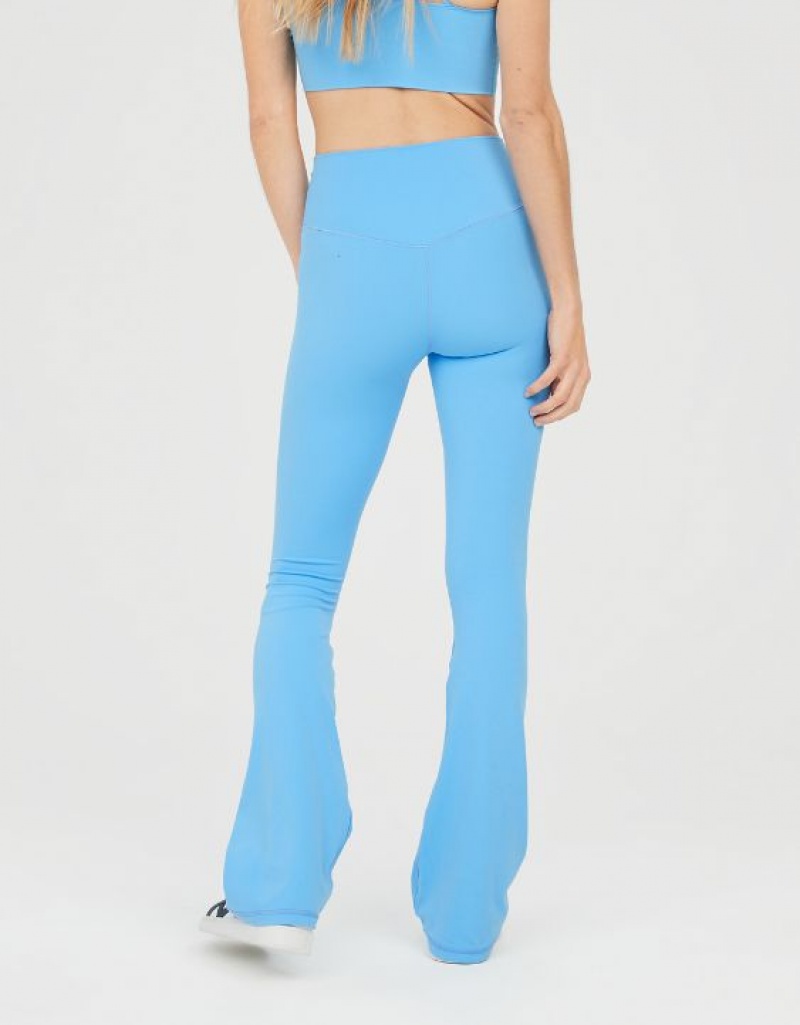 Aerie OFFLINE By Real Me Xtracut Leggings Blue | 9368JNBKO