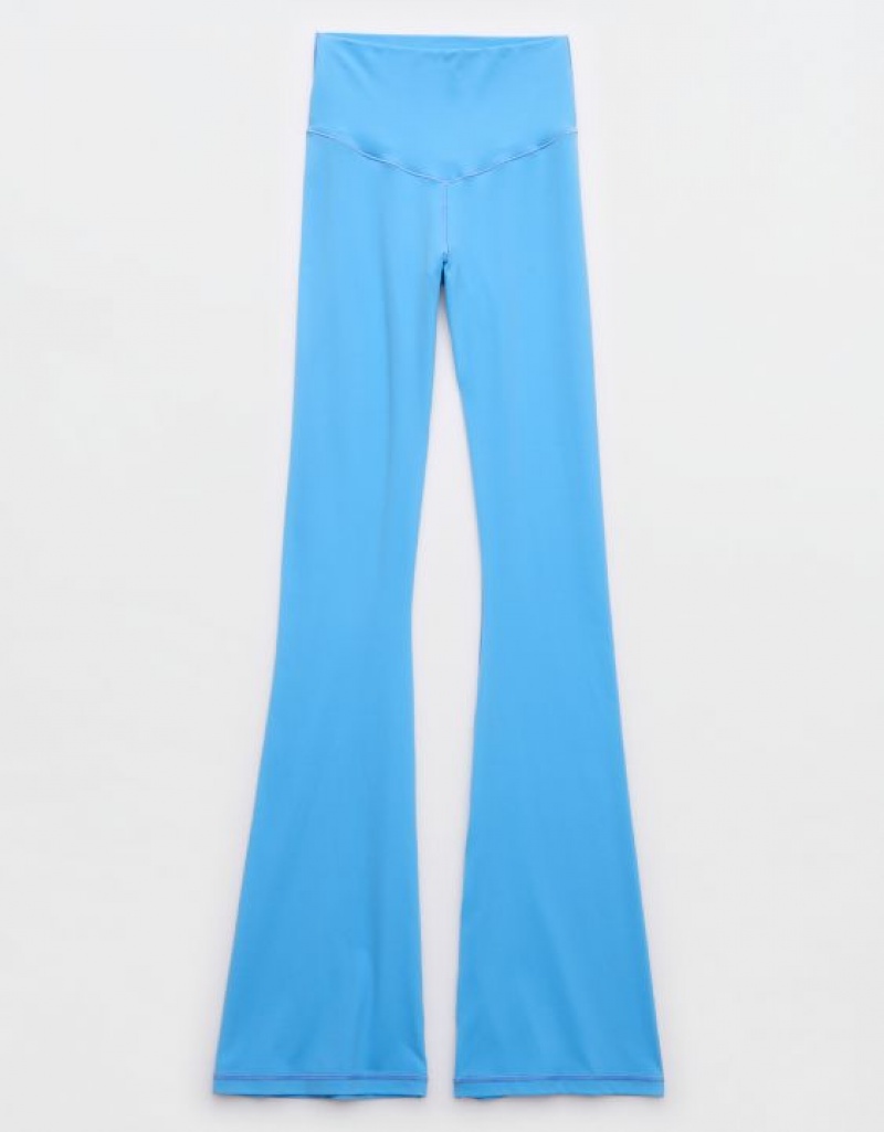 Aerie OFFLINE By Real Me Xtracut Leggings Blue | 9368JNBKO