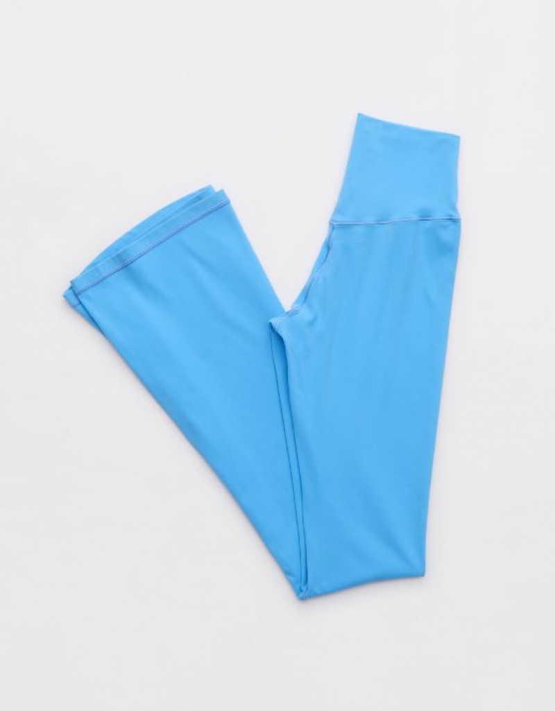 Aerie OFFLINE By Real Me Xtracut Leggings Blue | 9368JNBKO