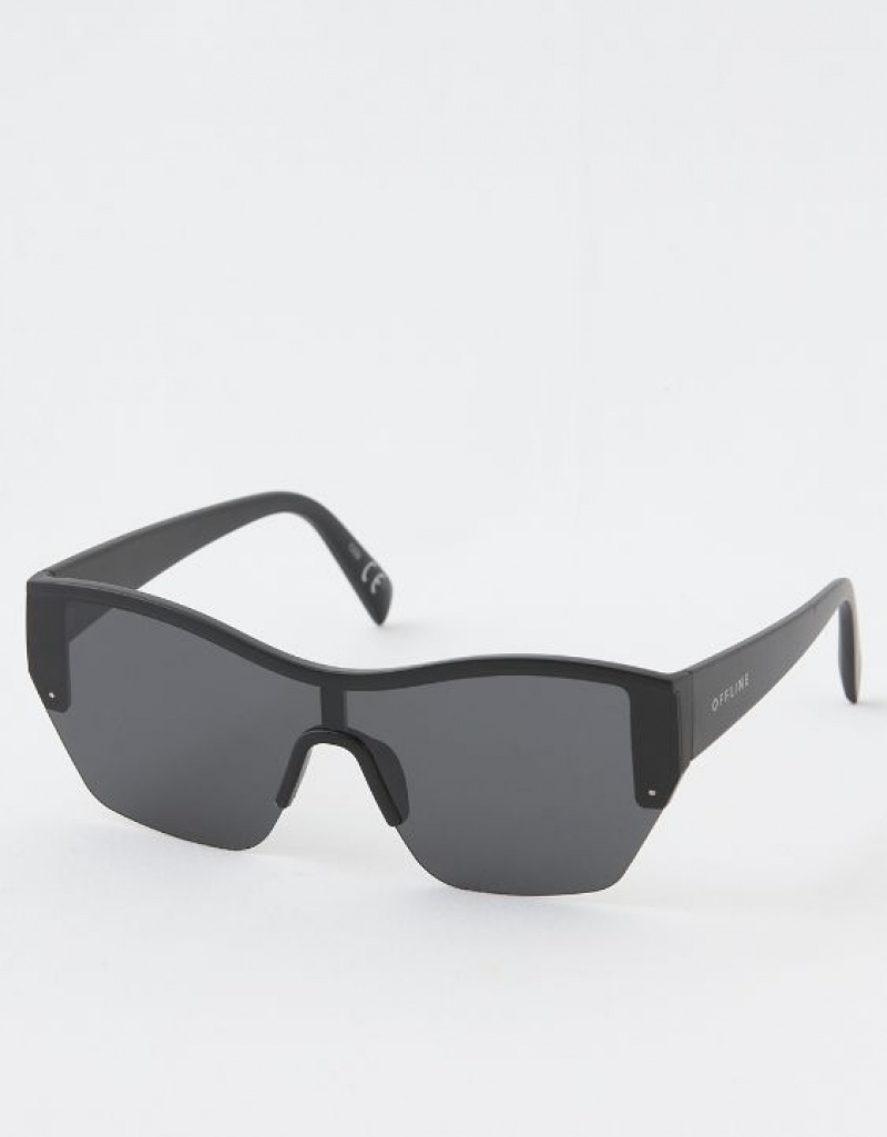 Aerie OFFLINE By SportStar Polarized Sunglasses Black | 6042EBWHG