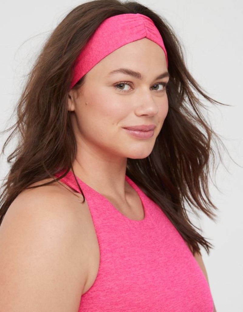 Aerie OFFLINE By The Hugger Cinch Hair Accessories Rose | 5497ECOIL