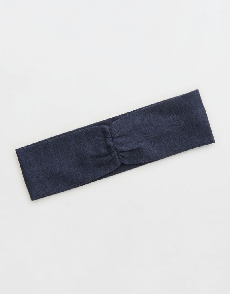 Aerie OFFLINE By The Hugger Cinch Hair Accessories Royal / Navy | 7583KDYEM