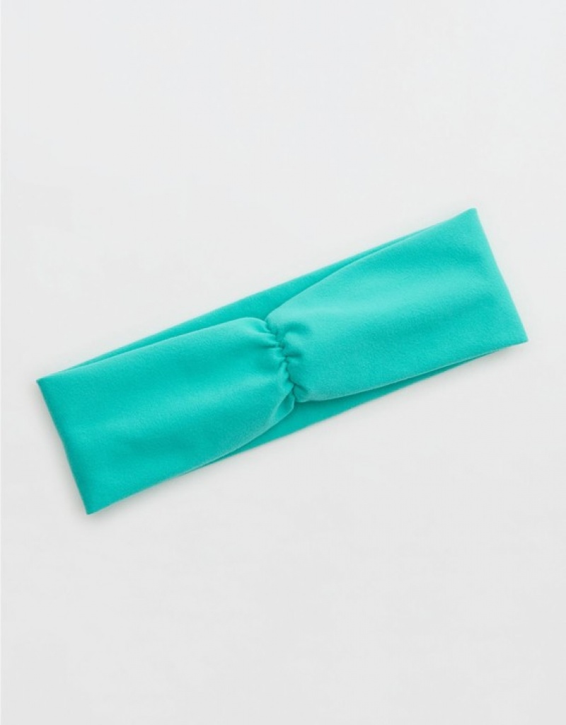 Aerie OFFLINE By The Hugger Cinch Hair Accessories Turquoise | 9563CUEMX