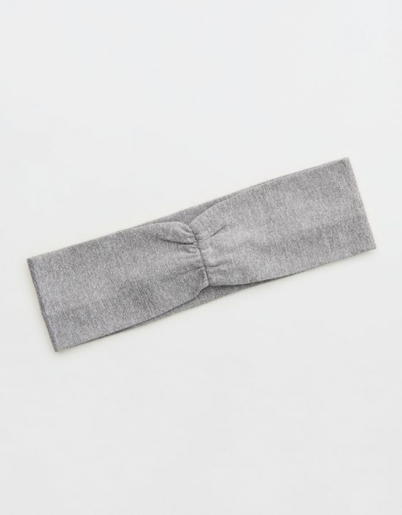 Aerie OFFLINE By The Hugger Cinch Hair Accessories Grey | 5076QOFNZ