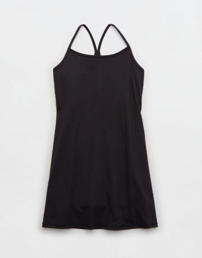 Aerie OFFLINE By The Hugger Dress Black | 8274OWCKE