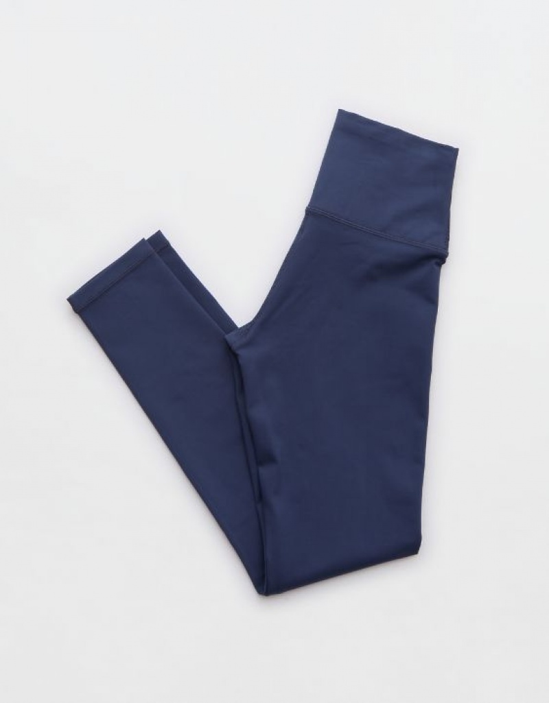 Aerie OFFLINE By The Hugger High Waisted Leggings Blue | 1950RTPBH