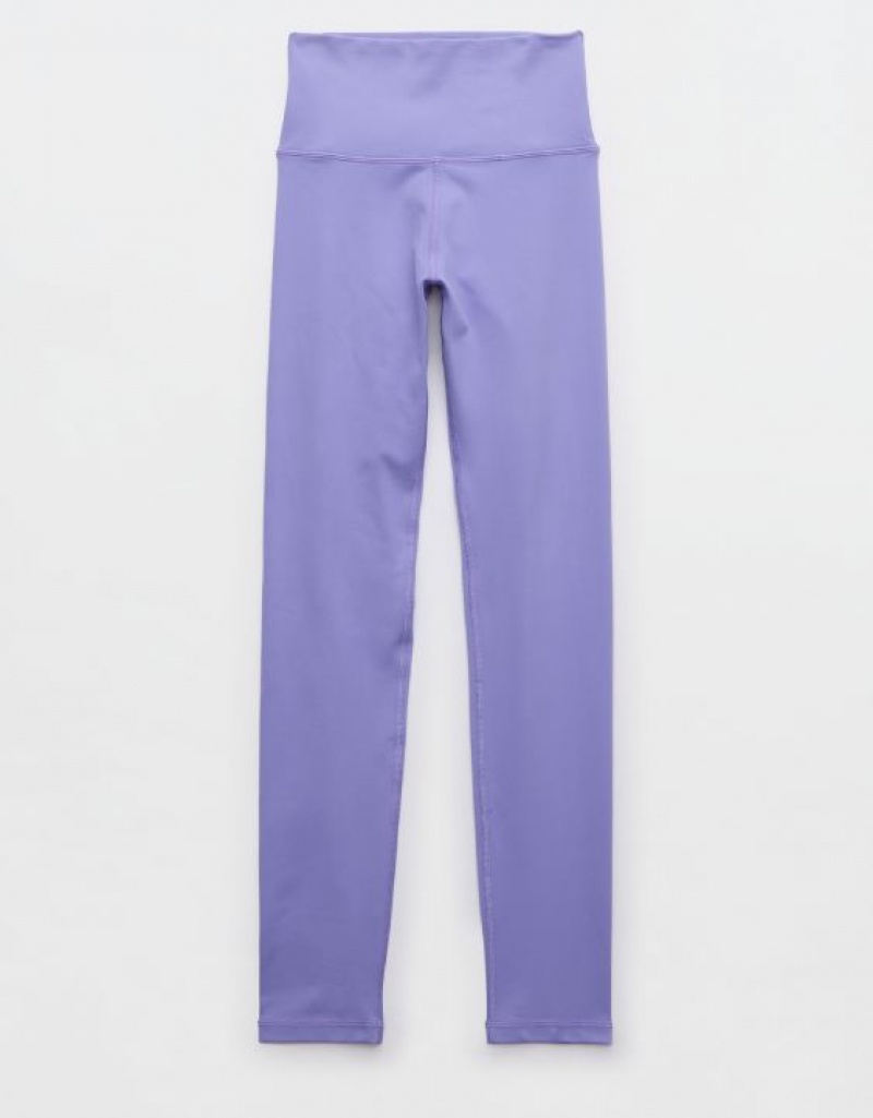 Aerie OFFLINE By The Hugger High Waisted Leggings Purple | 9165LSMUV