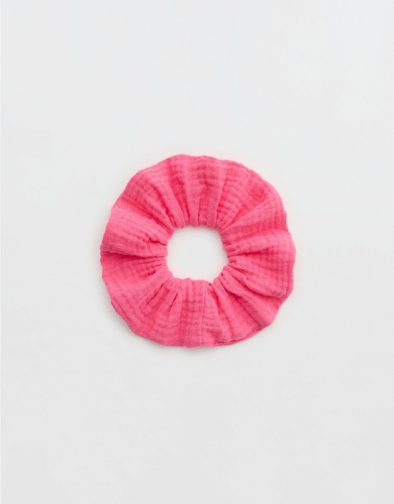 Aerie Pool-To-Party Hair Accessories Pink | 1406VMUNF