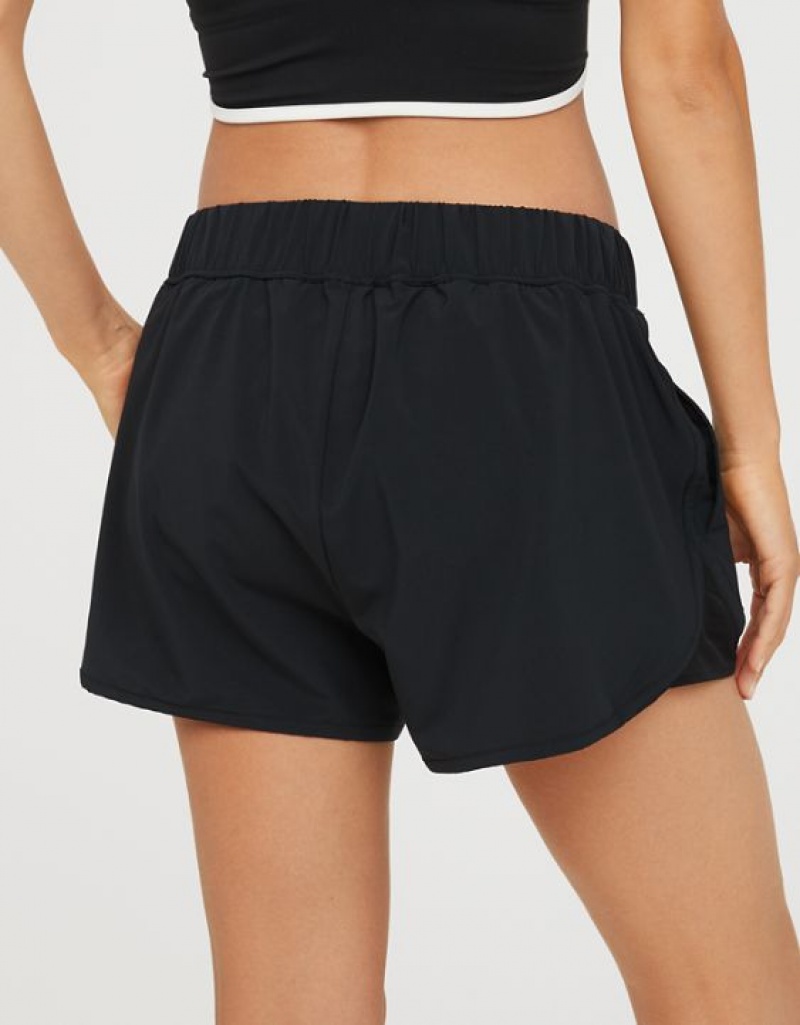 Aerie Real. Period.® Running Shorts Black | 8759DBZAQ