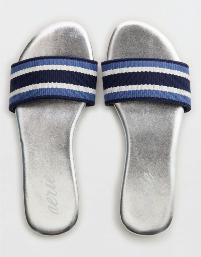 Aerie Rounded Band Flats Silver | 4052RTFUX