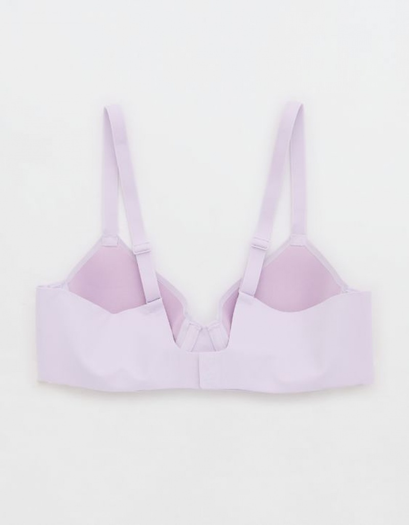 Aerie SMOOTHEZ Full Coverage Lightly Lined Bras Lavender | 8013UPTLW