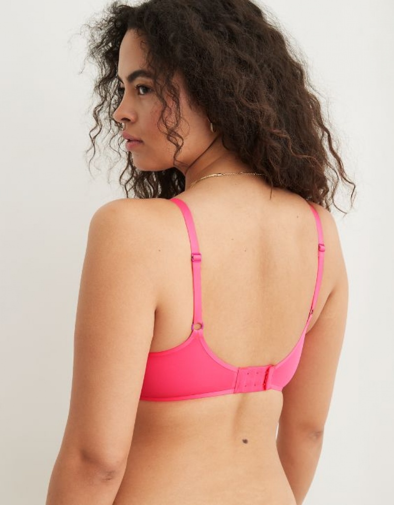 Aerie SMOOTHEZ Microfiber Unlined Bras Coral / Orange | 3928LCFUY