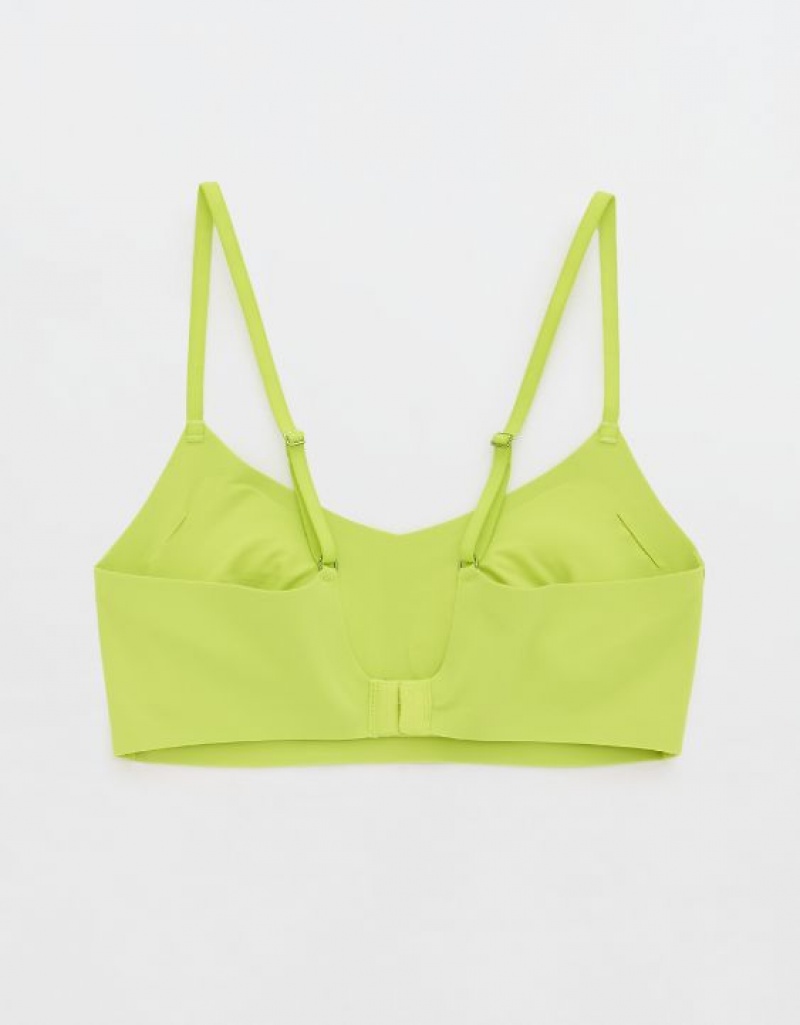 Aerie SMOOTHEZ Scooplette Bras Yellow | 6983CBDGO