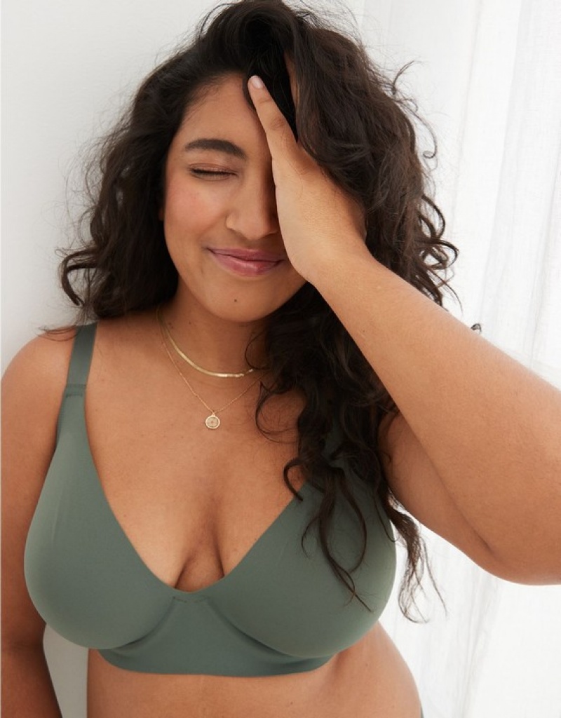 Aerie SMOOTHEZ Unlined Bras Royal | 1084XNGTZ