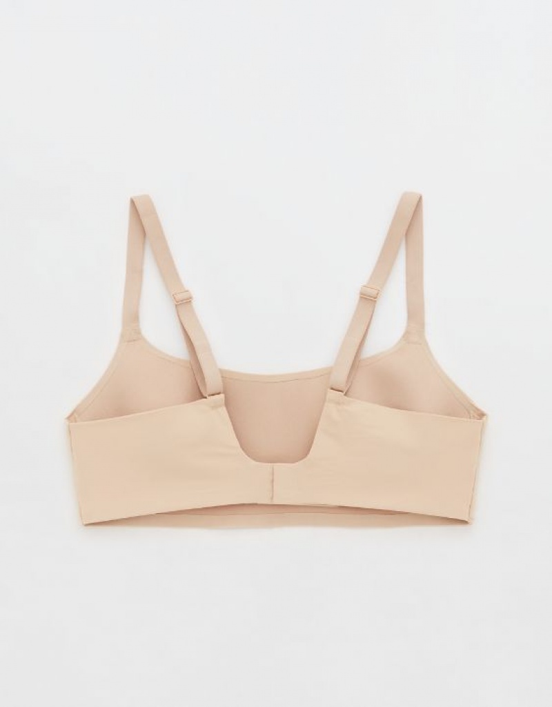 Aerie SMOOTHEZ-ish Wirelesslette Bras Beige | 0973UTRGQ