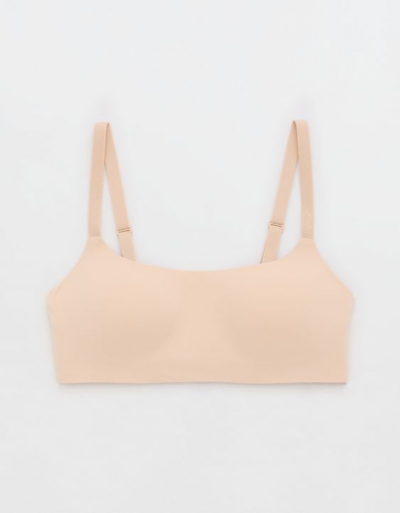 Aerie SMOOTHEZ-ish Wirelesslette Bras Beige | 6594KLWVC