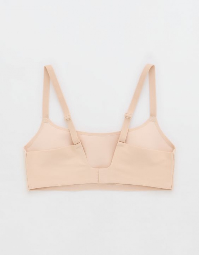 Aerie SMOOTHEZ-ish Wirelesslette Bras Beige | 6594KLWVC