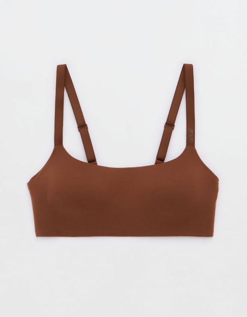 Aerie SMOOTHEZ-ish Wirelesslette Bras Brown | 6437BIYZF