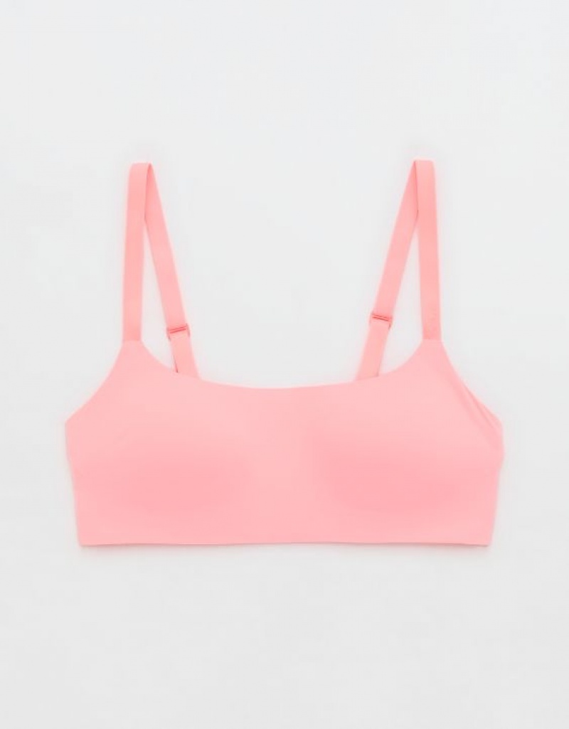 Aerie SMOOTHEZ-ish Wirelesslette Bras Pink | 2754KPVZX