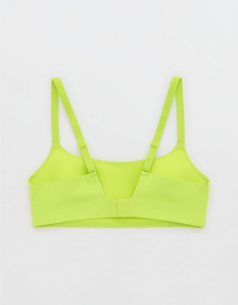 Aerie SMOOTHEZ-ish Wirelesslette Bras Yellow | 0594QHYVJ