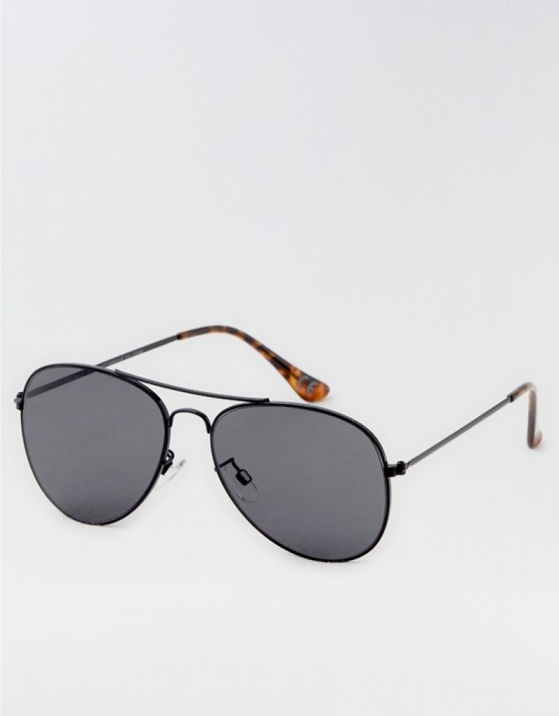 Aerie So Fly Sunglasses Black | 7139VMIFS