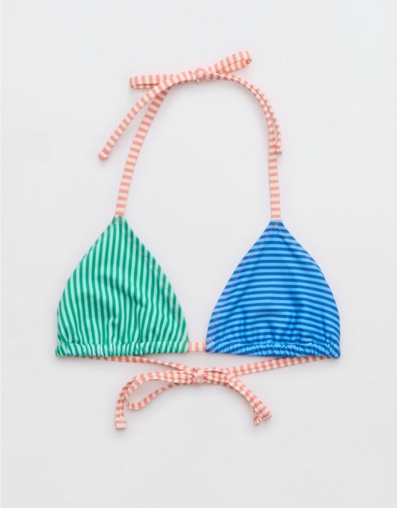 Aerie String Triangle Bikini Top Multicolor | 0523BWOMU