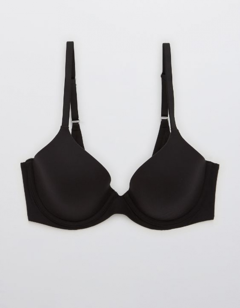 Aerie Sunnie Full Coverage Lightly Lined Bras Black | 7952PVMKO