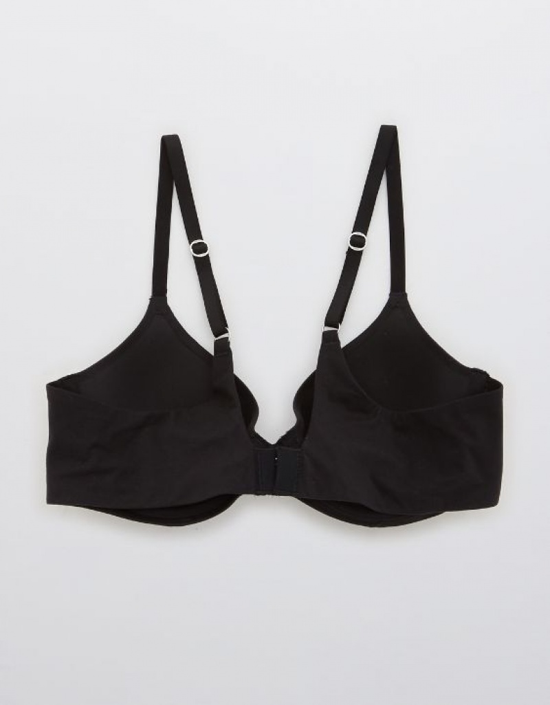 Aerie Sunnie Full Coverage Lightly Lined Bras Black | 7952PVMKO