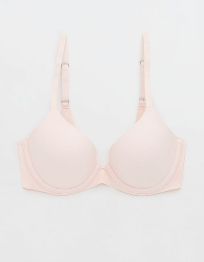 Aerie Sunnie Full Coverage Lightly Lined Bras Pink | 2546GTSXH