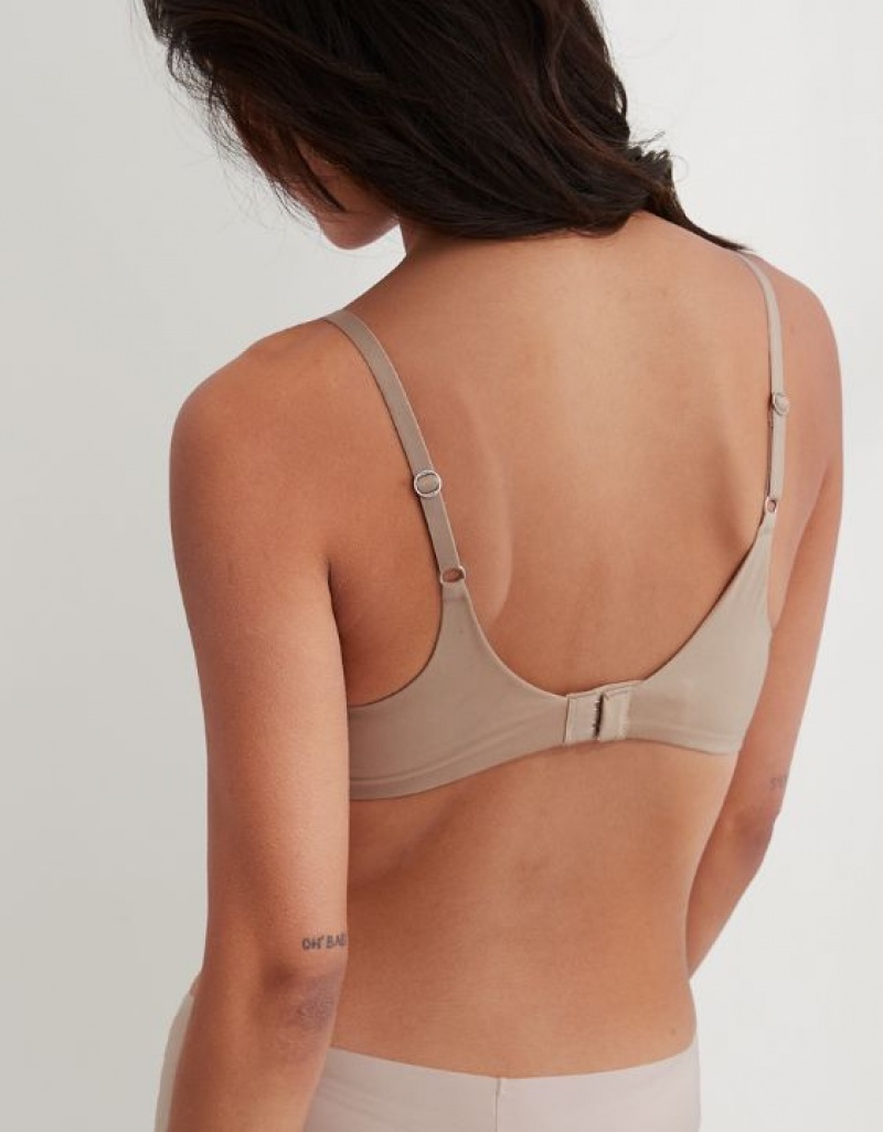 Aerie Sunnie Full Coverage Lightly Lined Bras Grey | 4360EICMA