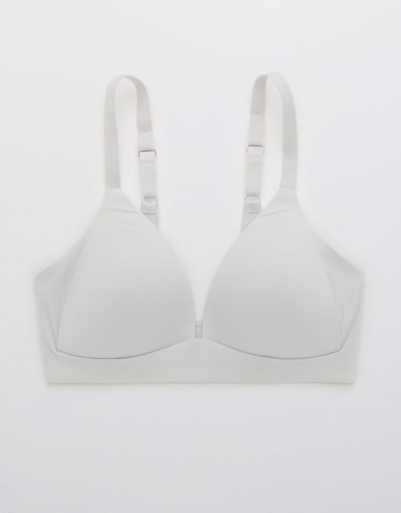 Aerie Sunnie Wireless Lightly Lined Bras Grey | 0917JOYQK