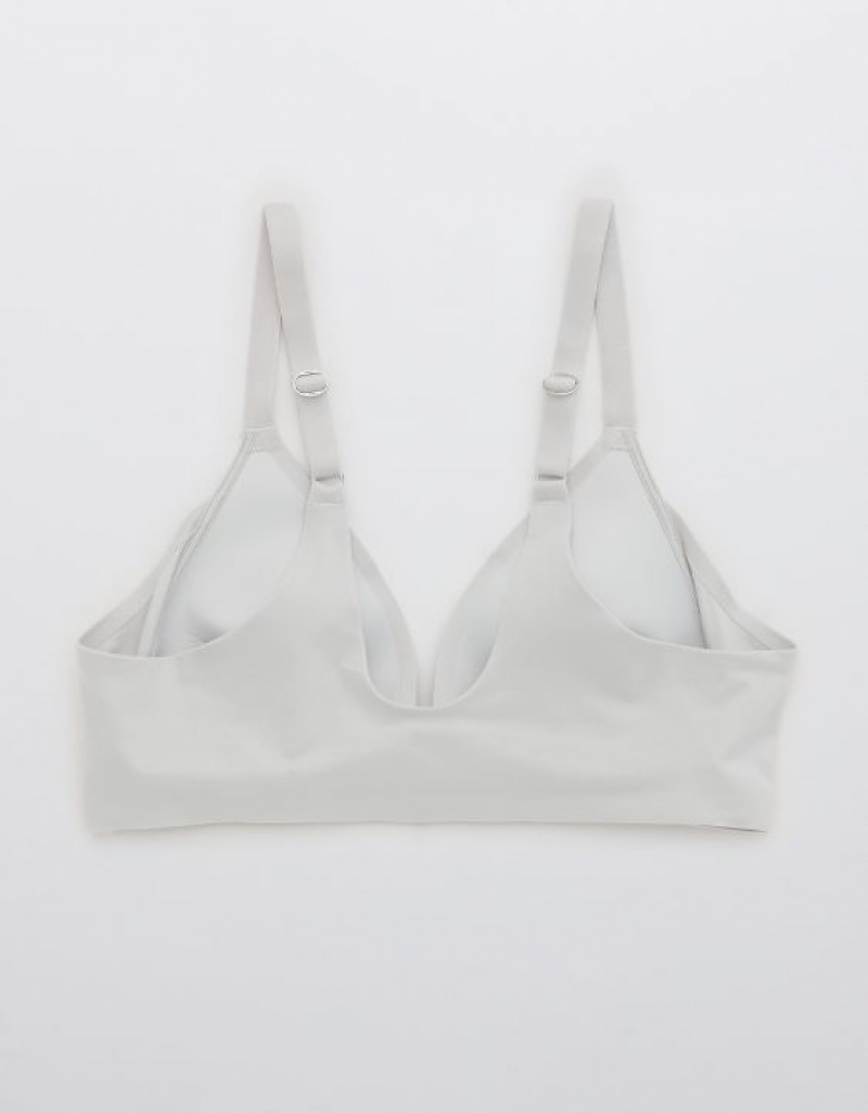 Aerie Sunnie Wireless Lightly Lined Bras Grey | 0917JOYQK