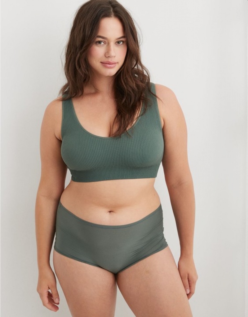 Aerie Superchill Seamless Padded Vooplette Bras Royal | 3917MTSKL