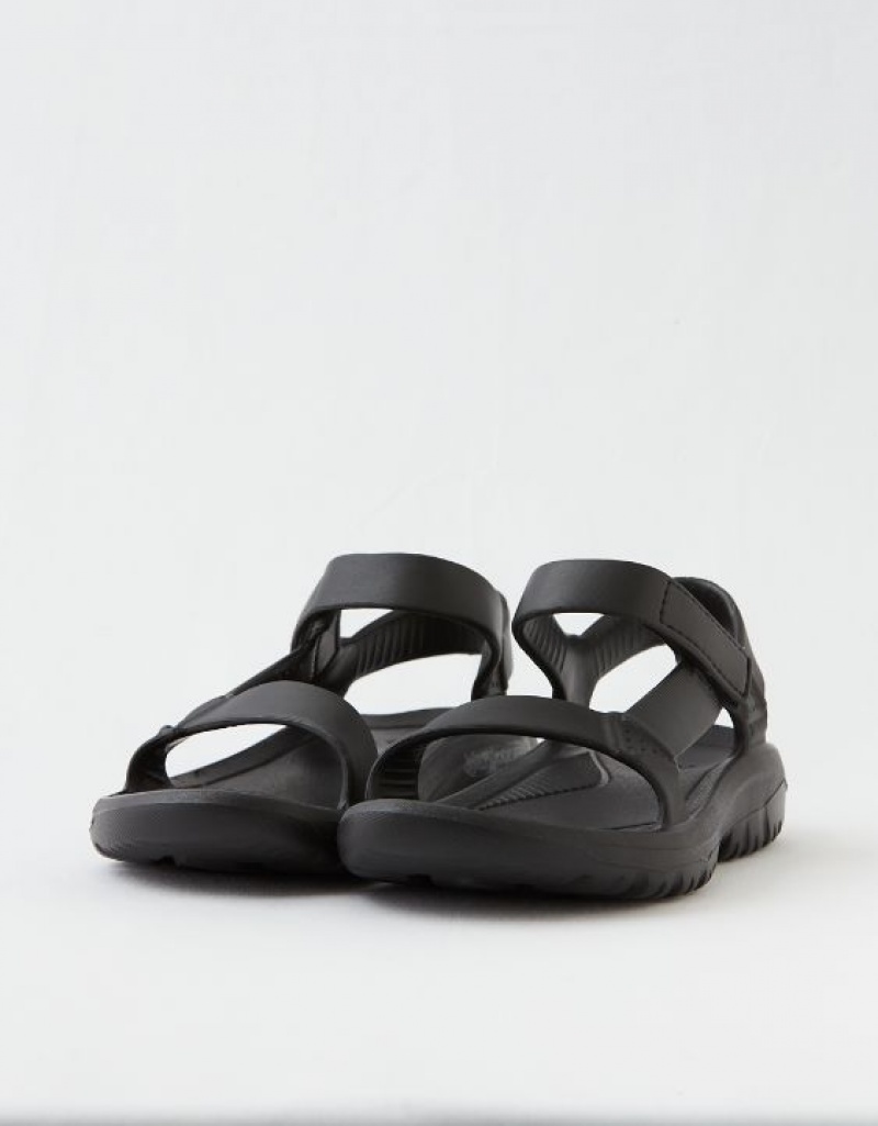 Aerie Tevas Hurricane Drift Sandals Black | 6354ZKOCI