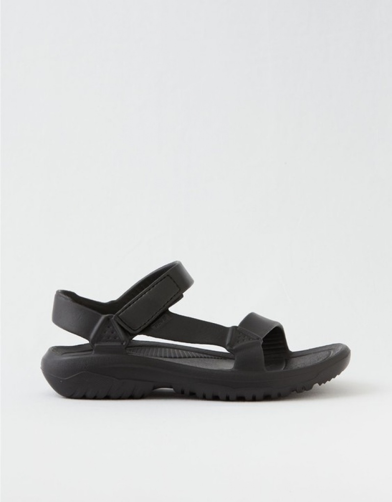 Aerie Tevas Hurricane Drift Sandals Black | 6354ZKOCI