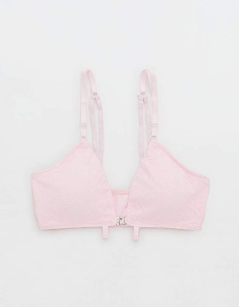 Aerie The Liberare Convertible Plungelette Bras Pink | 7451RQCMZ