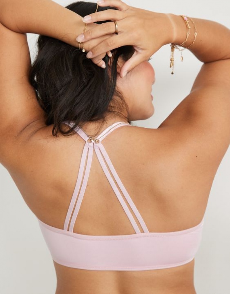 Aerie The Liberare Convertible Plungelette Bras Pink | 7451RQCMZ