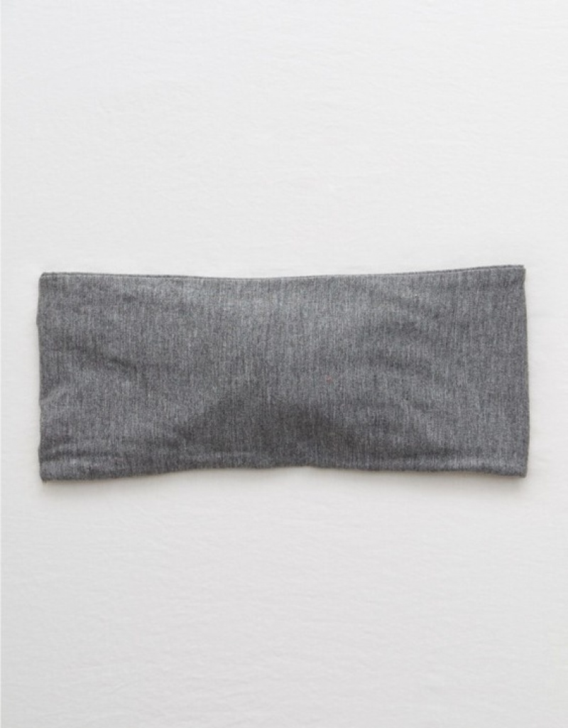 Aerie Top Knot Hair Accessories Dark Grey | 2013TIOAZ