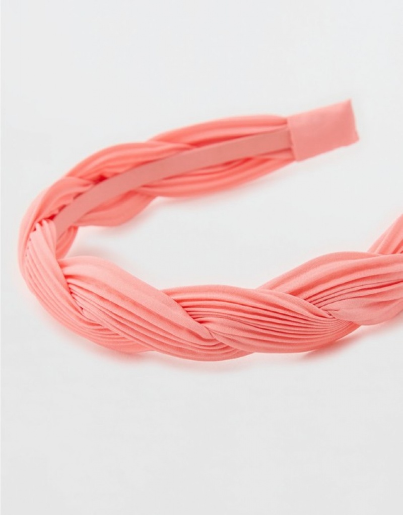 Aerie Twist Hair Accessories Pink | 8379XBUHP