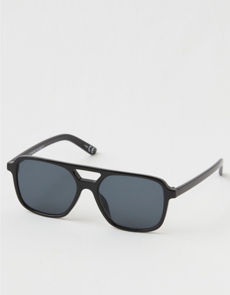 Aerie Vacay Mode Sunglasses Black | 6021BXYUE