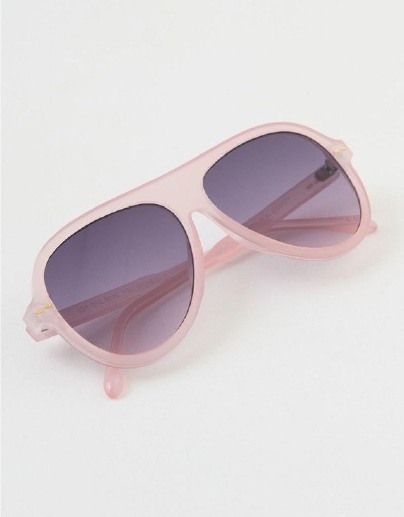 Aerie Vacay Mode Sunglasses Lavender | 5074MRNGX