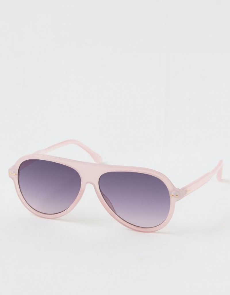 Aerie Vacay Mode Sunglasses Lavender | 5074MRNGX