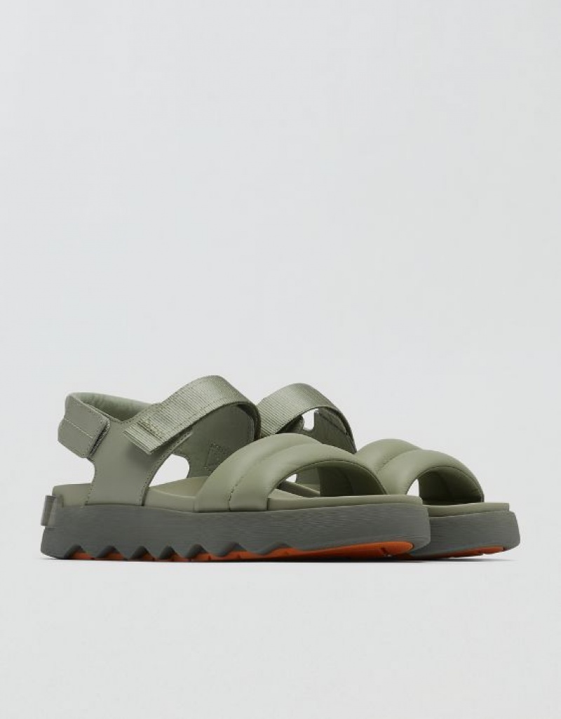 Aerie Viibe™ Sandals Olive | 6728OZRBV