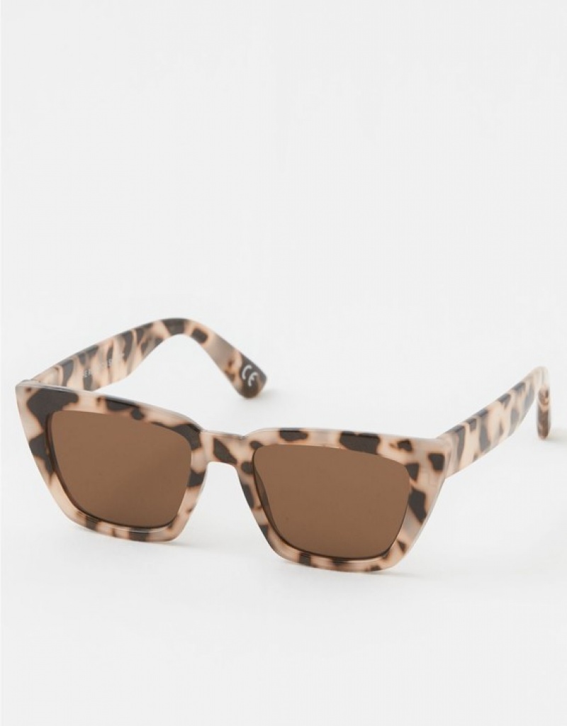 Aerie Weekend Sunglasses Light Brown | 0157ASHVO