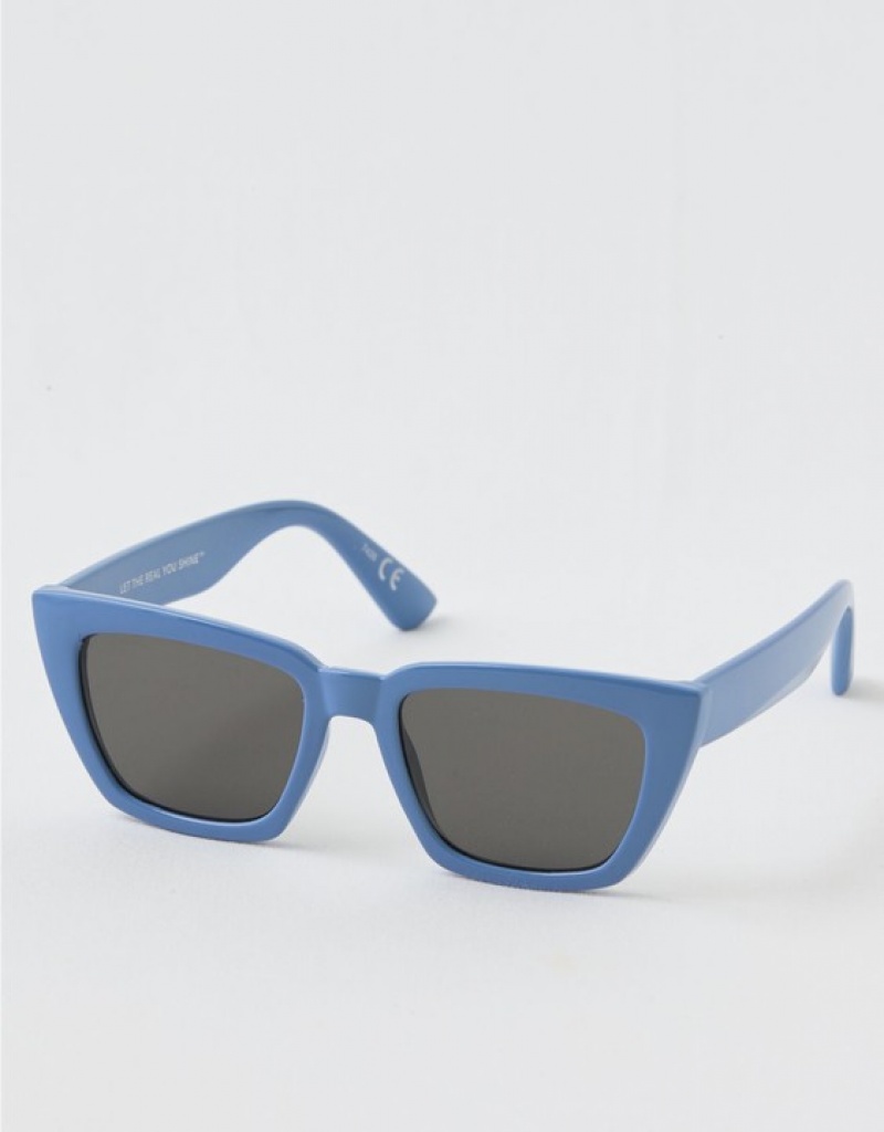 Aerie Weekend Sunglasses Navy | 9587ADKSJ